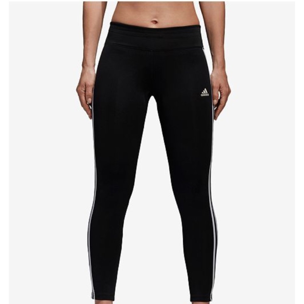 SOLD NWT Adidas ClimaLite Black Leggings (M) - Picture 3 of 8